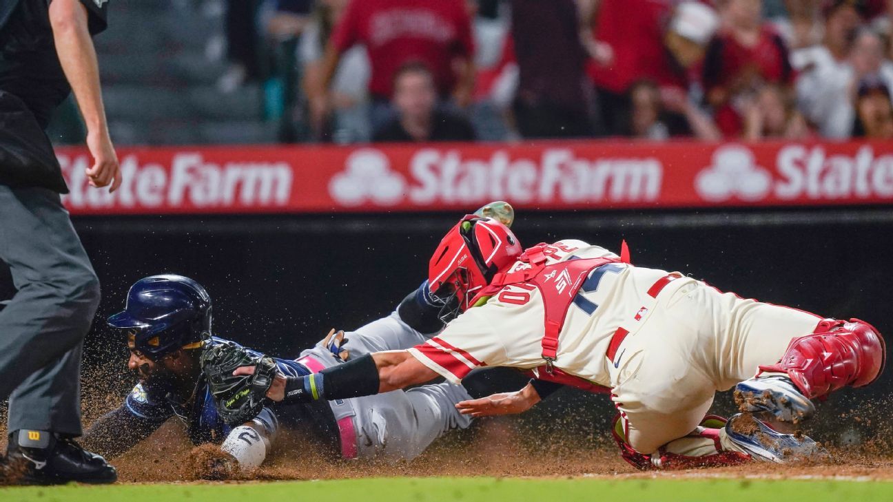 Les Angels jouent leur premier triple-double en 26 ans, perdant face aux Rays, dixièmes