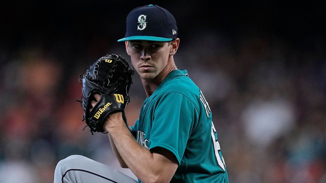 Mariners rookie P Hancock (shoulder) exits start