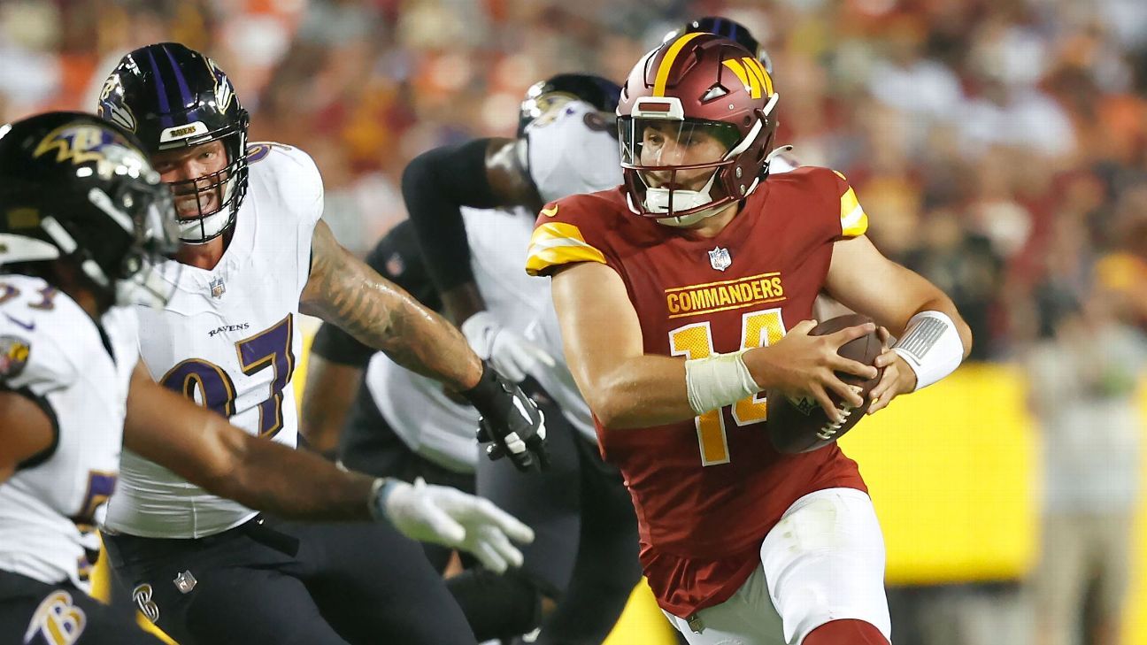 Washington Commanders hoping Sam Howell can end long quarterback search