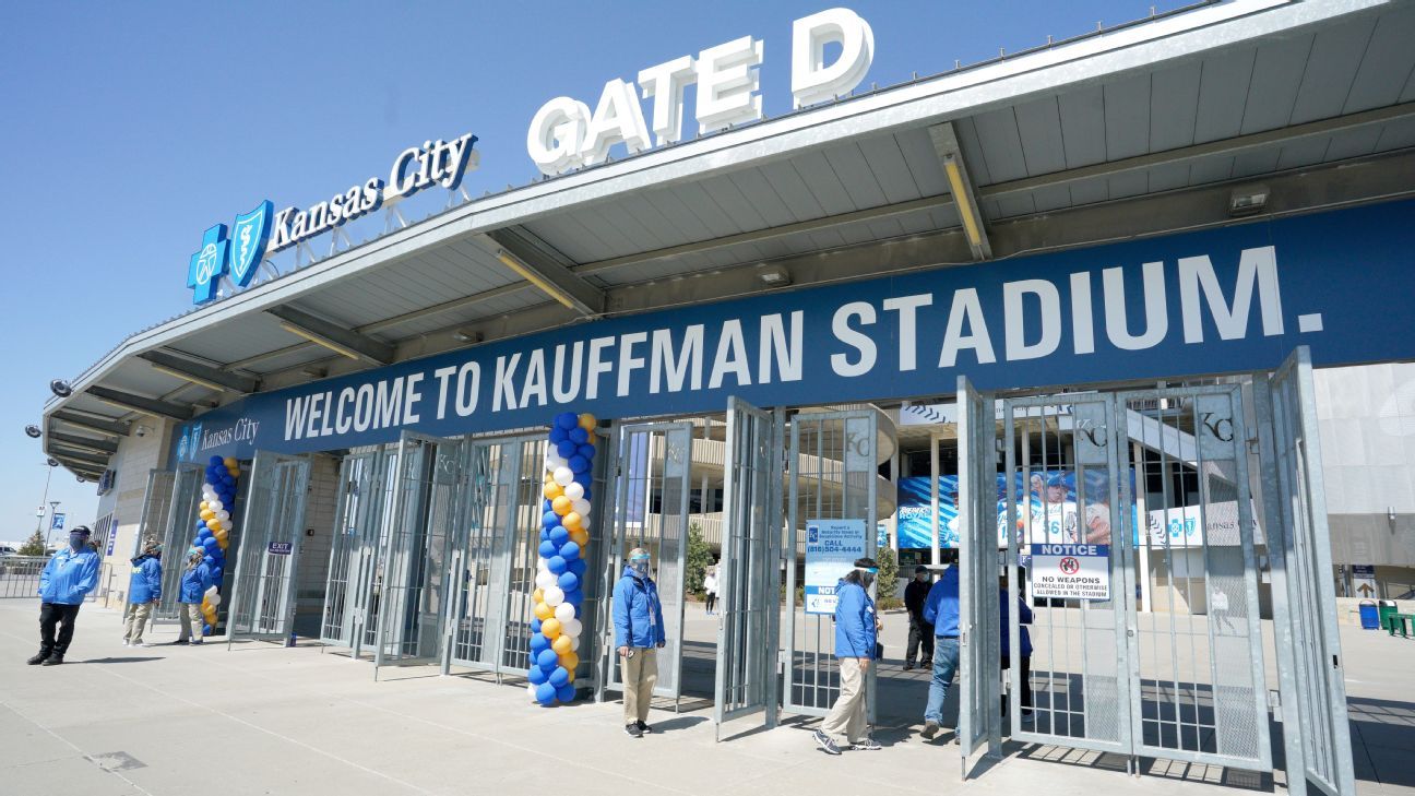 Kauffman Stadium, Kauffman Stadium, home of the MLB's Kansa…