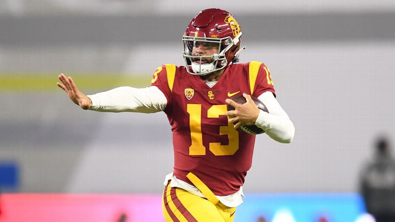 Caleb Williams' father - No lock USC QB declares for this draft - ESPN