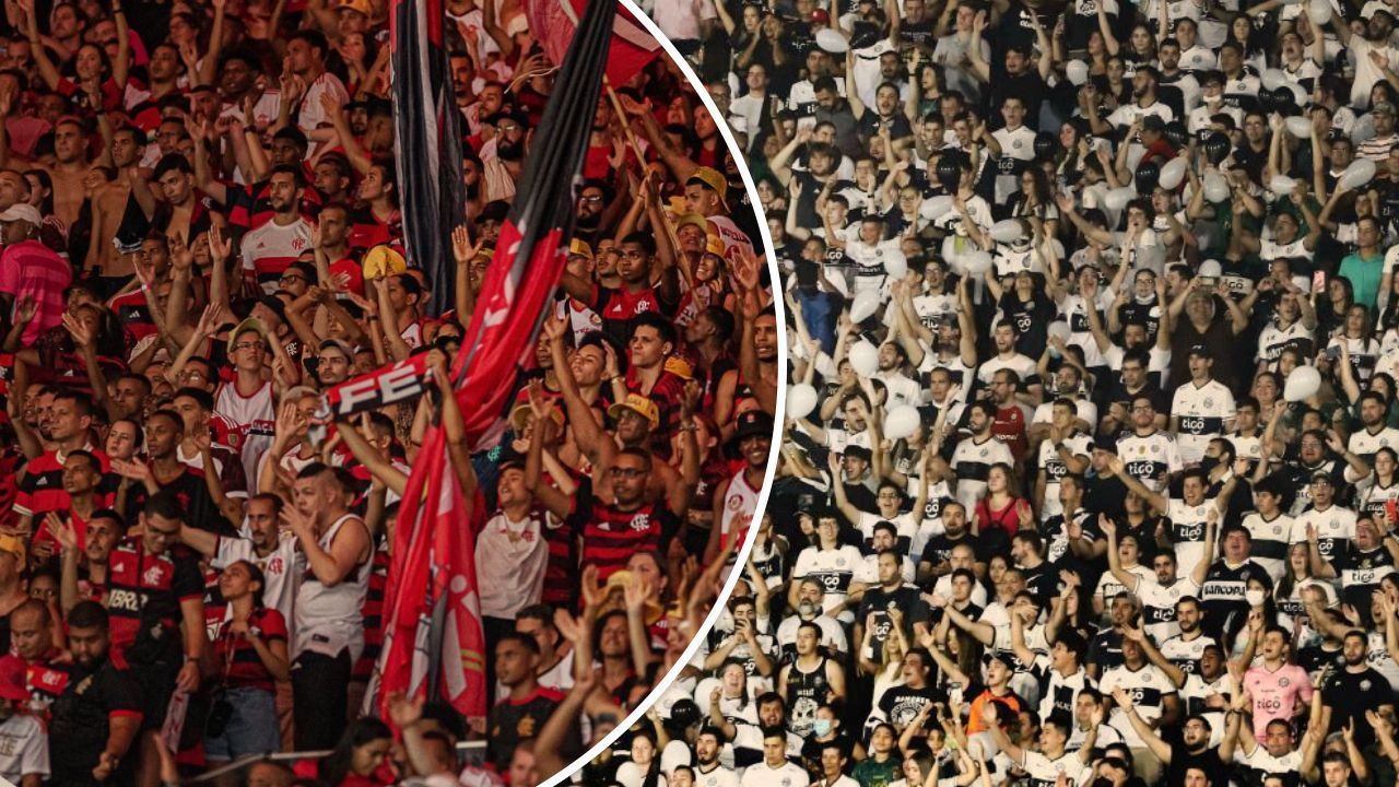 Torcedores de Flamengo e Olimpia brigam antes de jogo contra o Fluminense na Libertadores