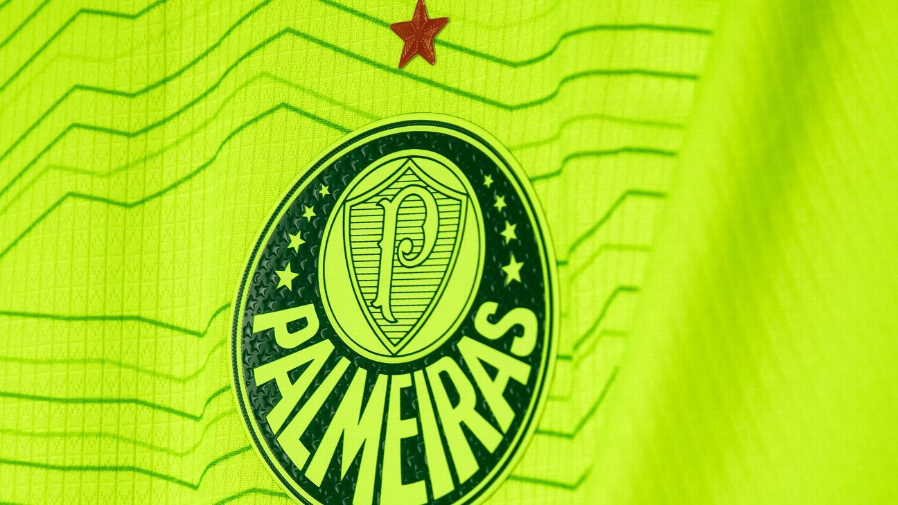 Palmeiras e Puma lançam terceira camisa com direito a desenho do batimento cardíaco dos atletas; veja as imagens