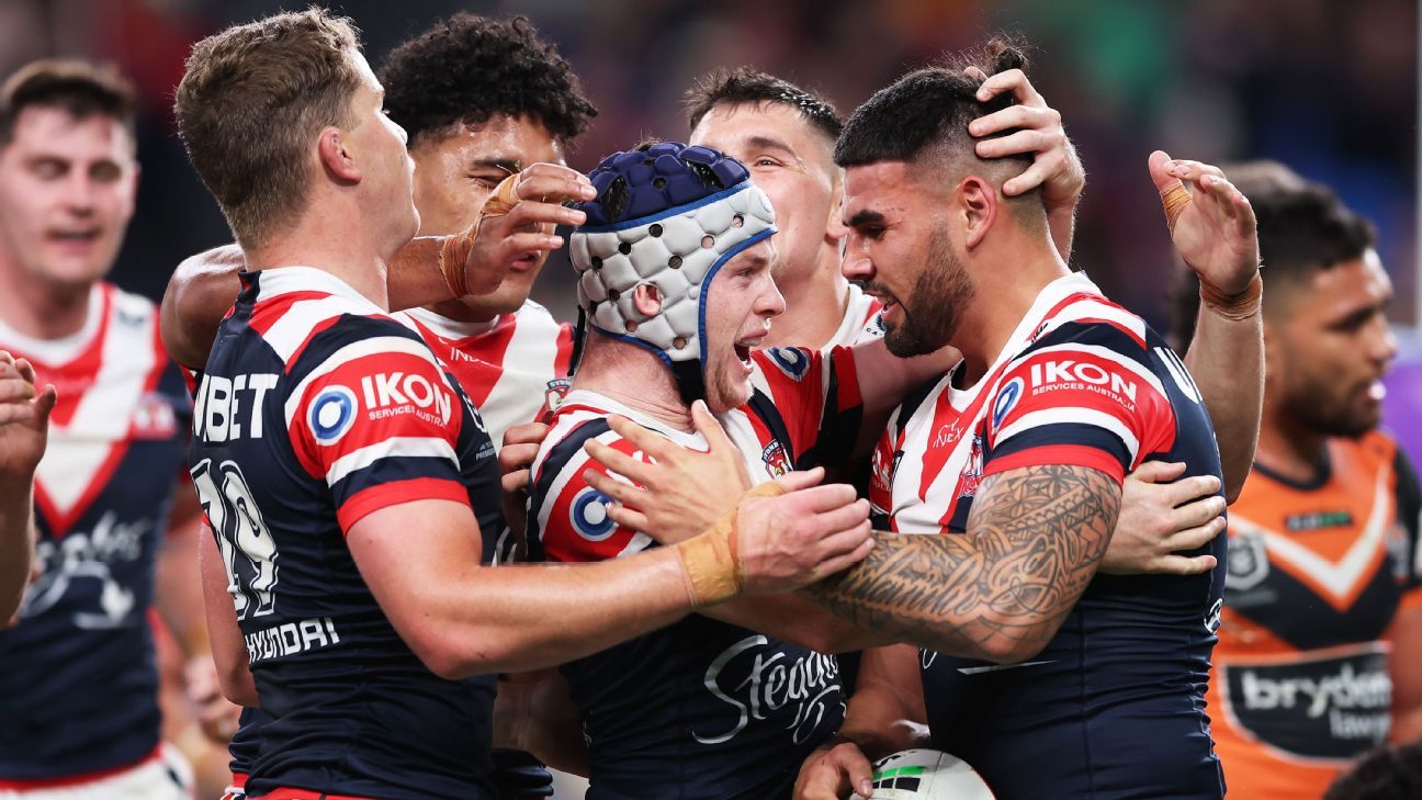 NRL Round 26 Roosters count cost of brutal NRL win over Tigers - ESPN