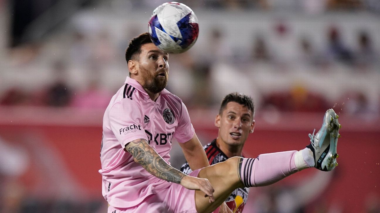 Leo Messi came off the bench and scored his first goal in MLS