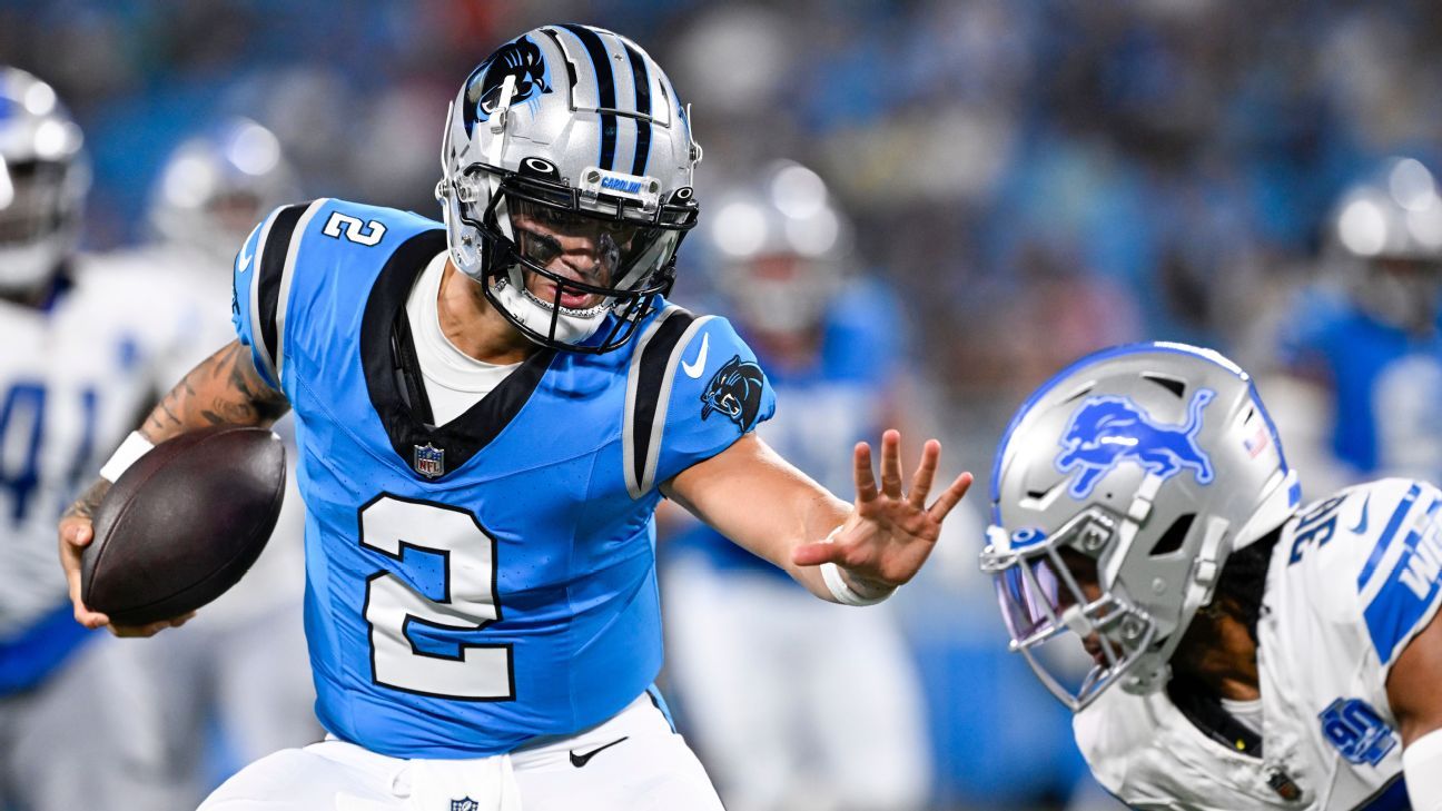 Carolina Panthers waive quarterback Matt Corral as roster moves