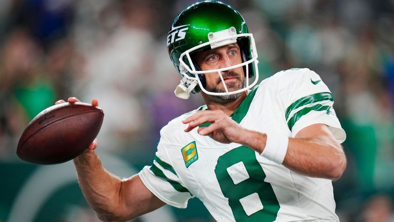 Jets lose Aaron Rodgers to an Achilles tendon injury, then rally