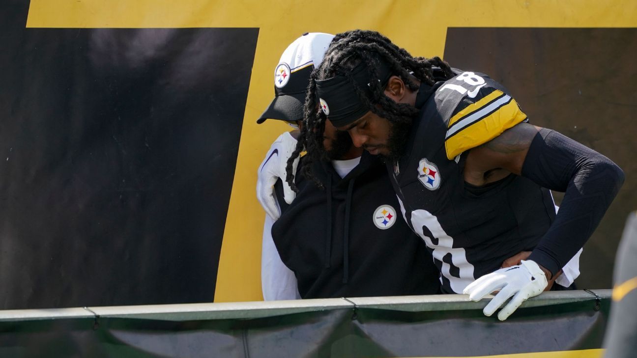 Source - Steelers WR Diontae Johnson to miss 'a few weeks' - ESPN