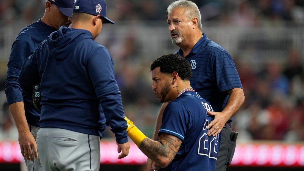 Jose Siri injury: Rays center fielder suffers fractured right hand on  hit-by-pitch vs. Twins 