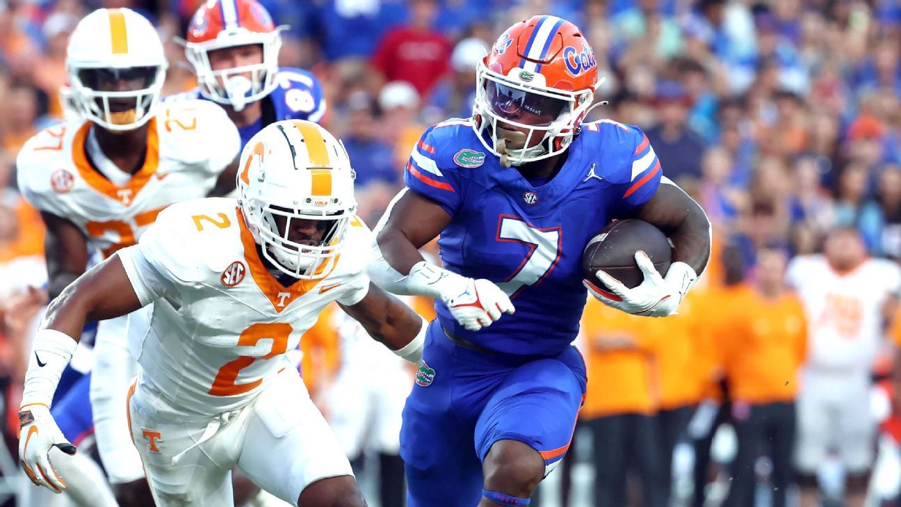 Tennessee-Florida football score predictions