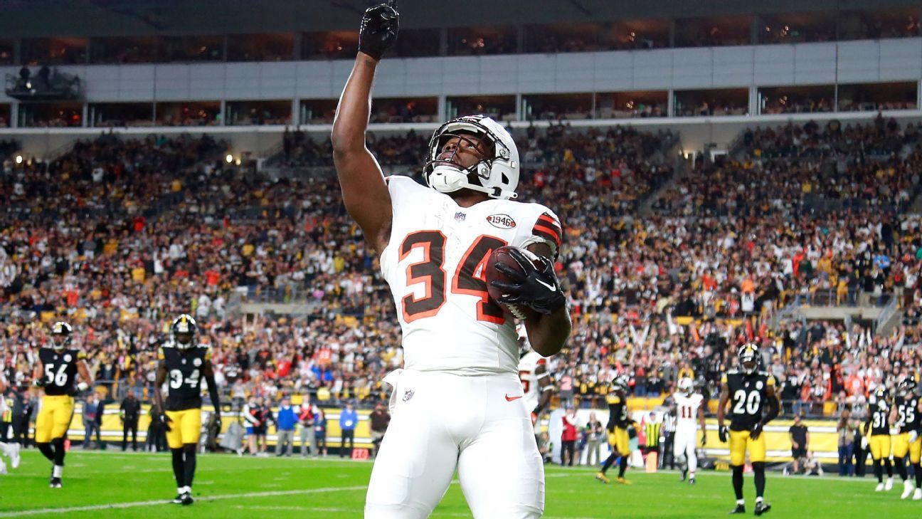 Rookie RB Nick Chubb changes jersey number