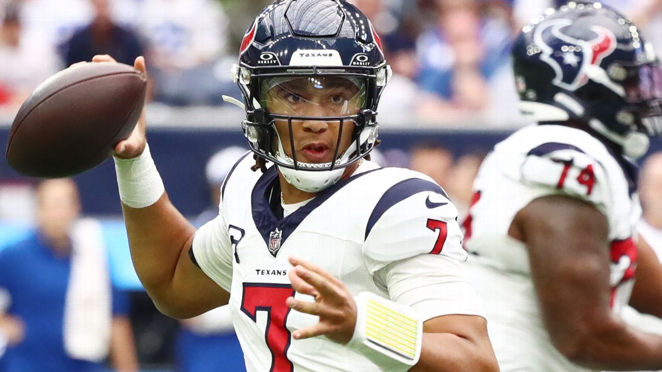 Bryce Young, C.J. Stroud and Anthony Richardson's Week 2 progress