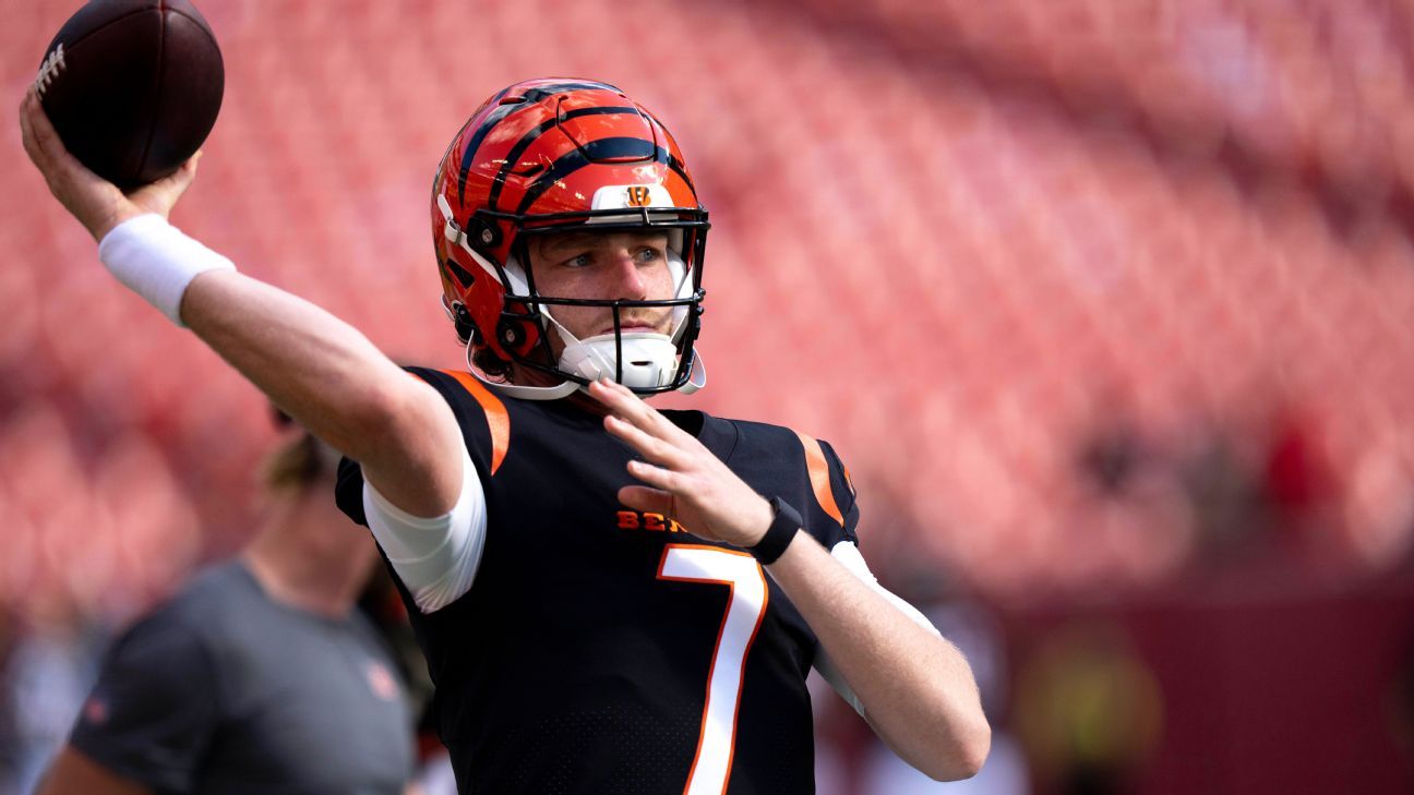 Who is Reid Sinnett, the Bengals' new quarterback?