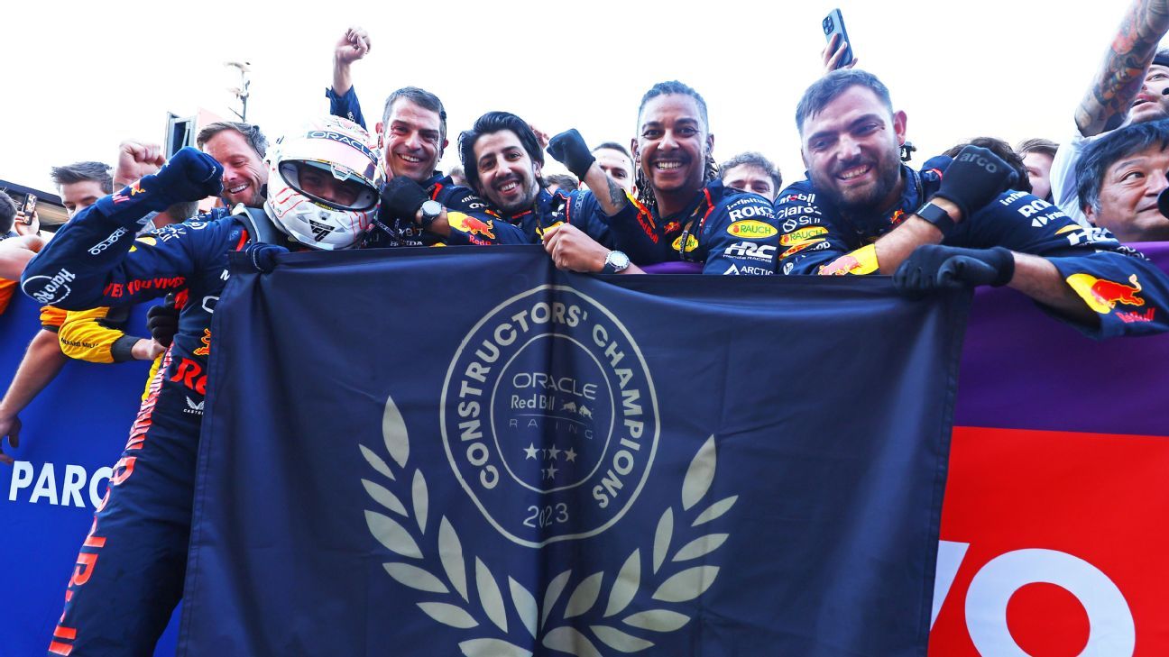 Red Bull, campeones de constructores con la victoria de Verstappen en