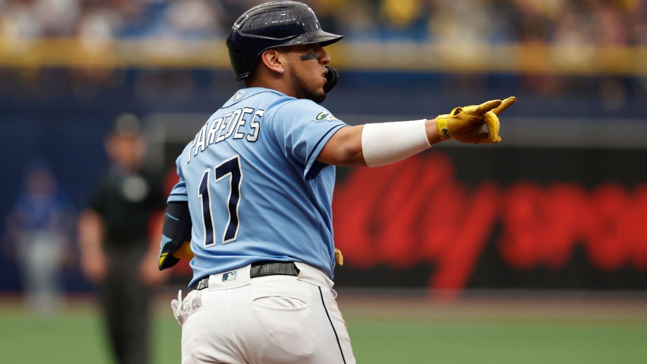 DE DONDE LLEGÓ EL PODER DE ISAAC PAREDES?… ES LIDER DE JONRONES DE RAYS!. -  El Jonronero