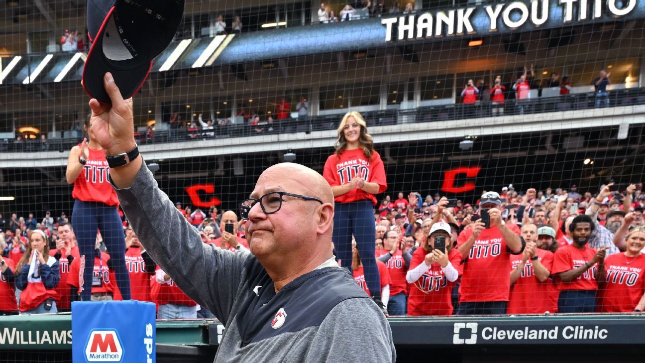 Guardians manager Terry Francona gets video tribute in Cleveland