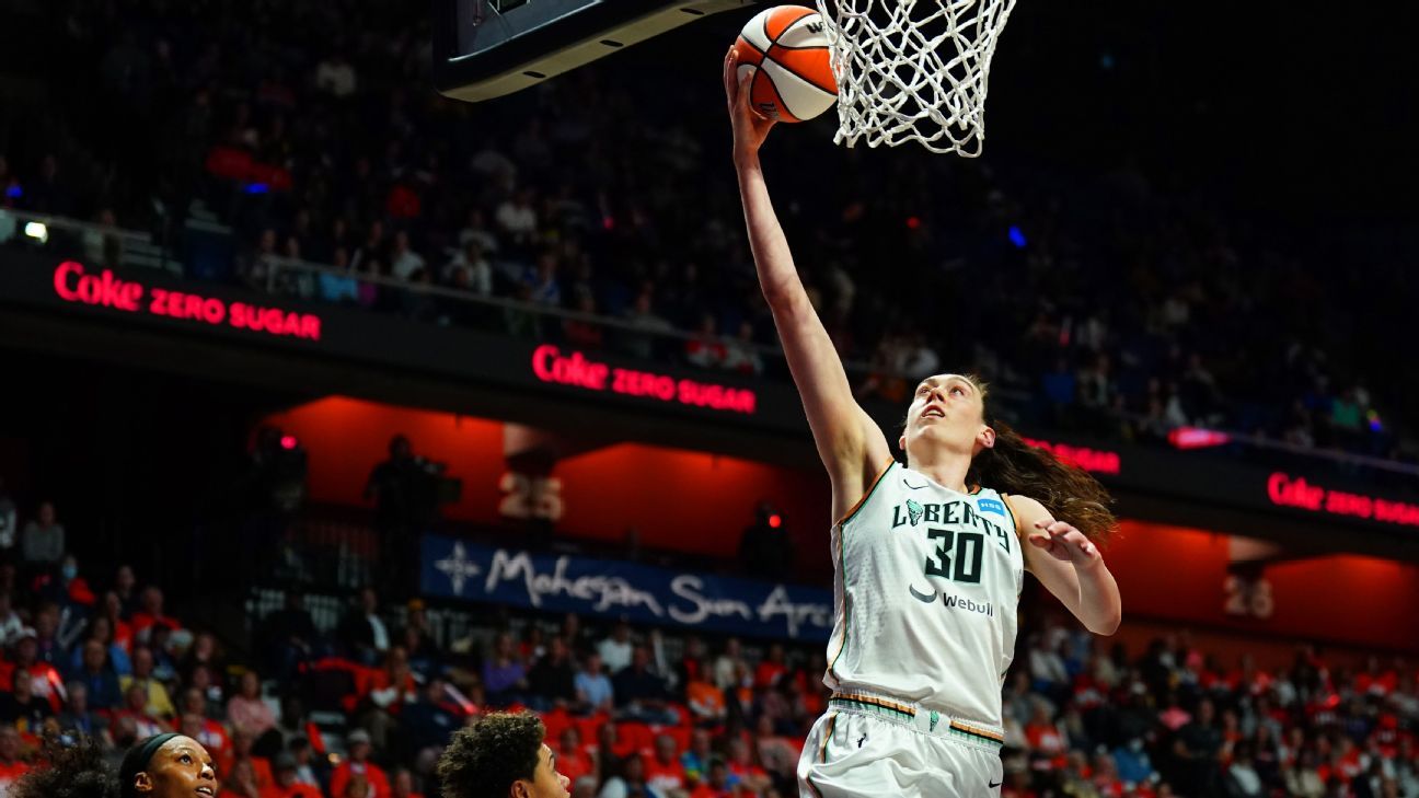 Liberty down Sun no jogo 3 dos playoffs da WNBA para assumir a liderança da série