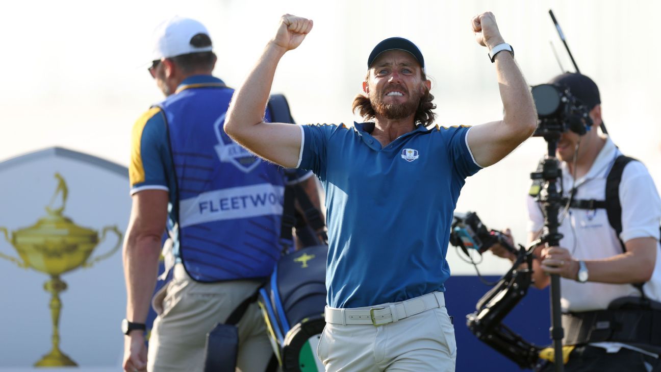 Clutch shots, celebrity fans and more moments from Europe's 2023 Ryder Cup win