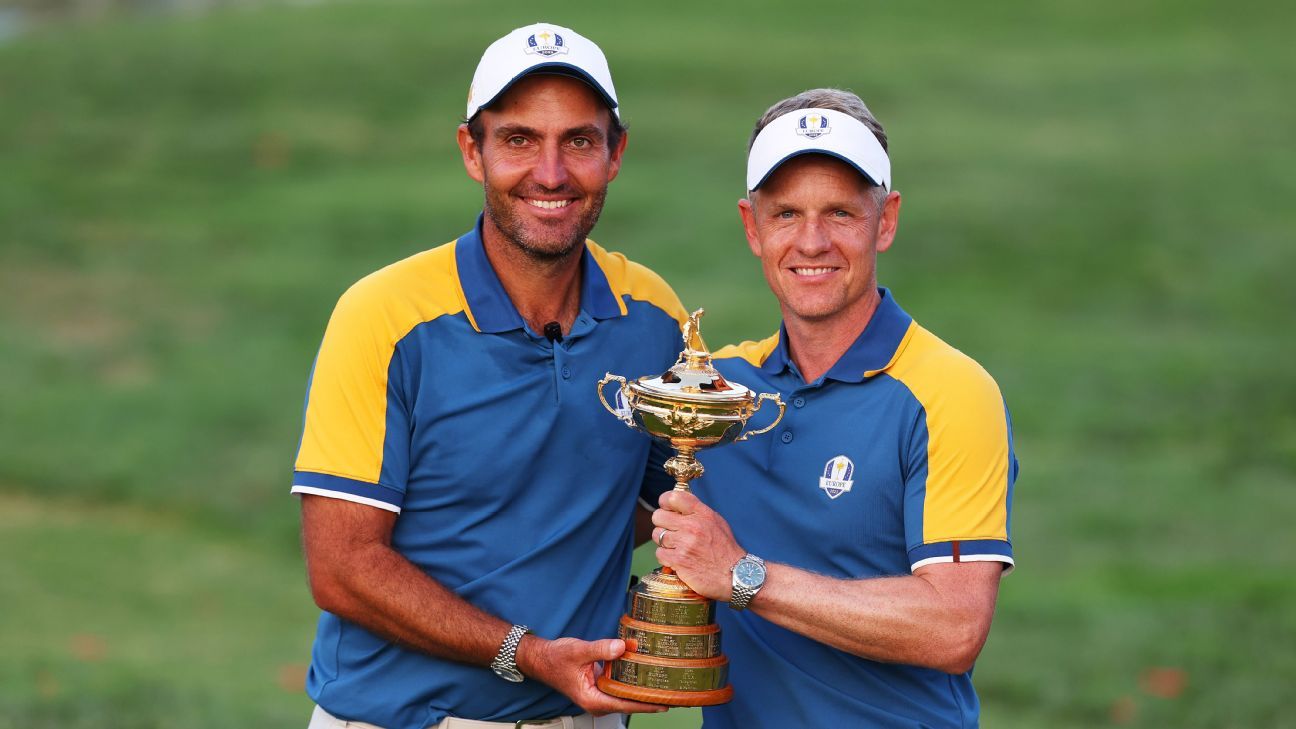 Article image: Luke Donald Reappoints Edoardo Molinari as Vice Captain for 2027 Ryder Cup