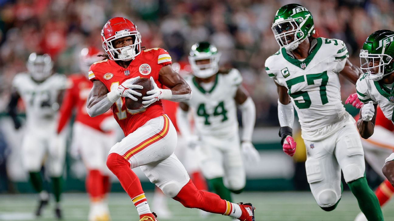 Isiah Pacheco Pops for 158 Total Yards, Chiefs Edge Jets 23-20