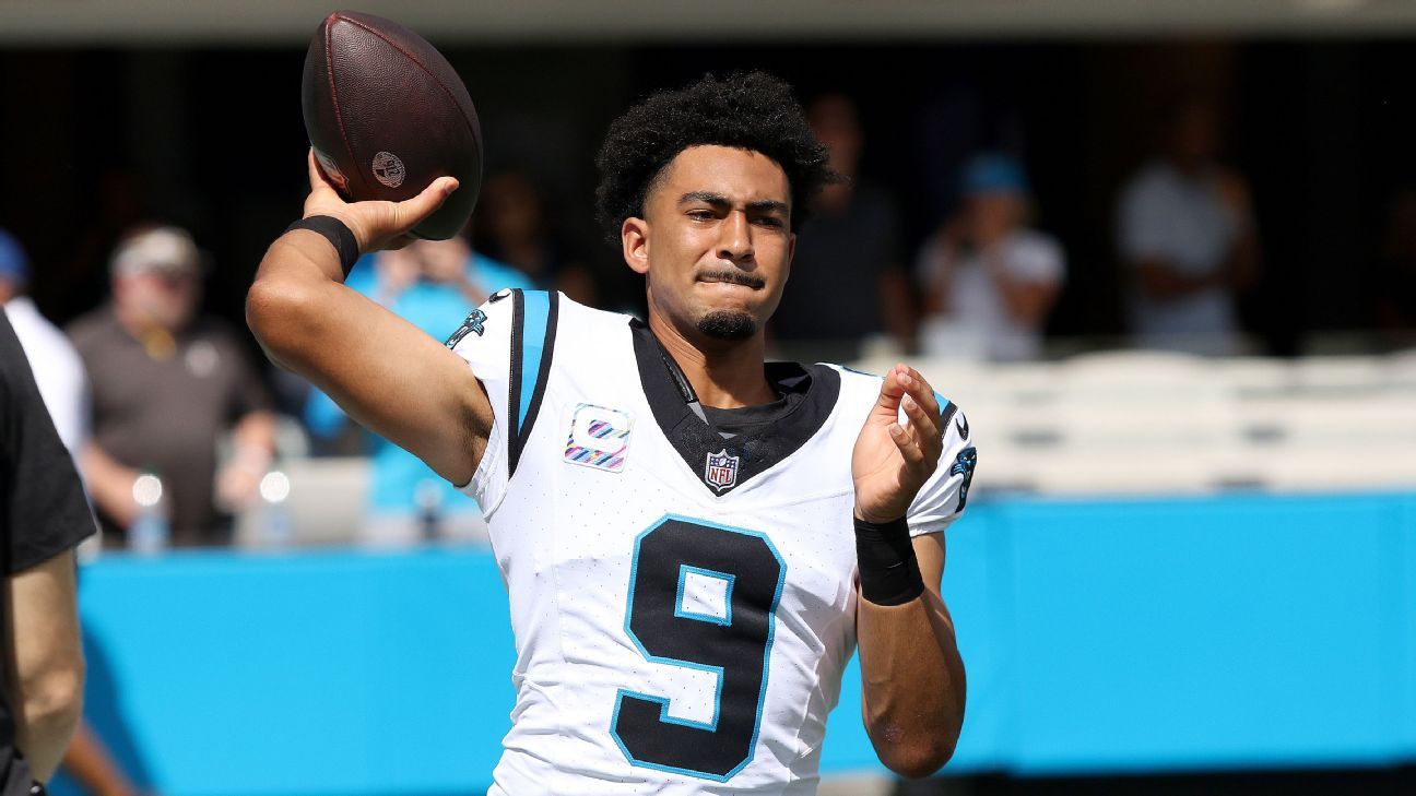 Panthers QB Bryce Young (ankle) on track to start vs. Vikings - ESPN