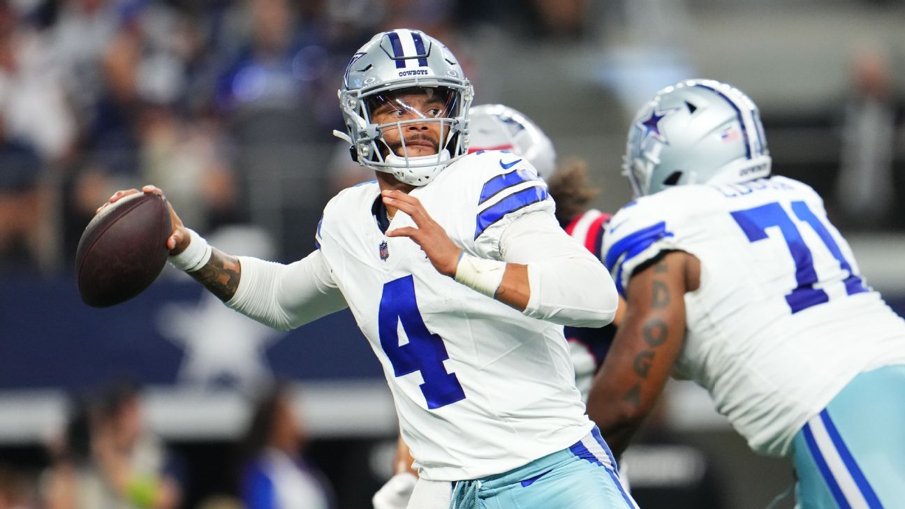 Fantasy football Week 5 start/sit - Dak Prescott on the hot seat - ESPN