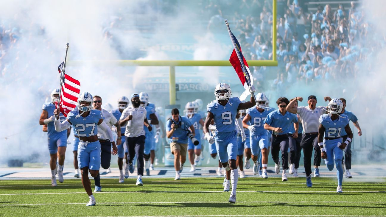 Tez Walker 'blessed' after 6 catches in North Carolina debut