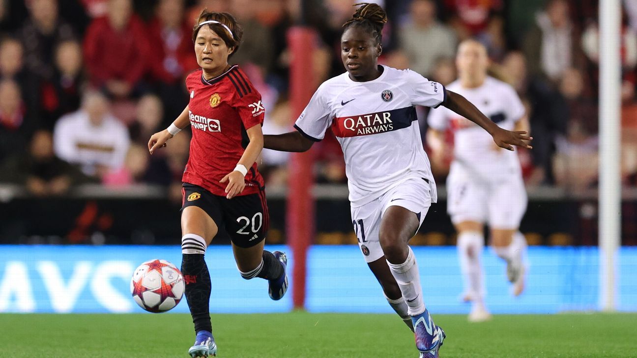 Manchester United 1-1 Paris Saint-Germain: Man Utd's first UEFA Women's  Champions League game ends in draw, Football News