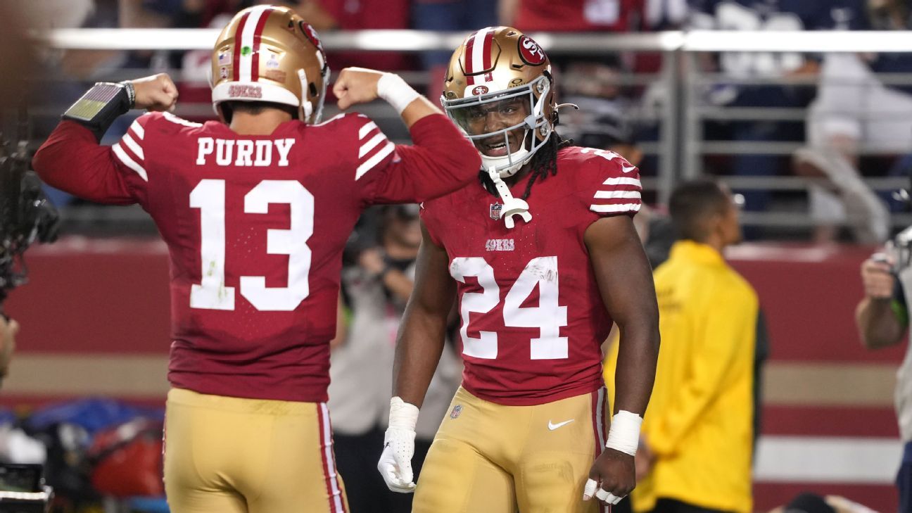 Five early NFL stat trends Record starts for 49ers, Stroud ESPN