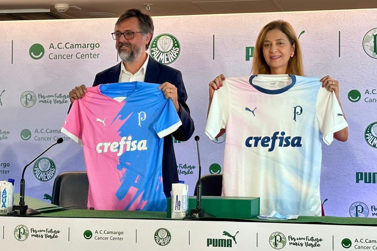 Palmeiras vai usar camisa rosa e azul contra o Atlético-MG; entenda o motivo