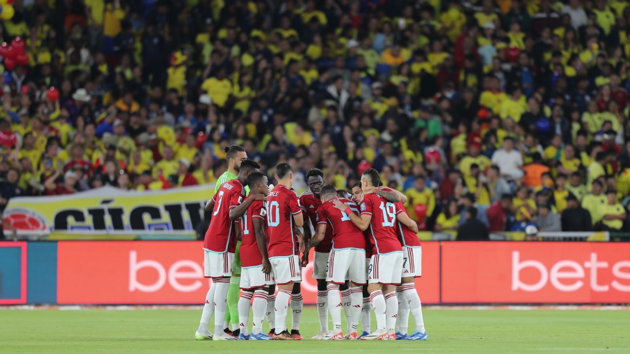 Así está Colombia en la tabla de posiciones de las Eliminatorias ESPN