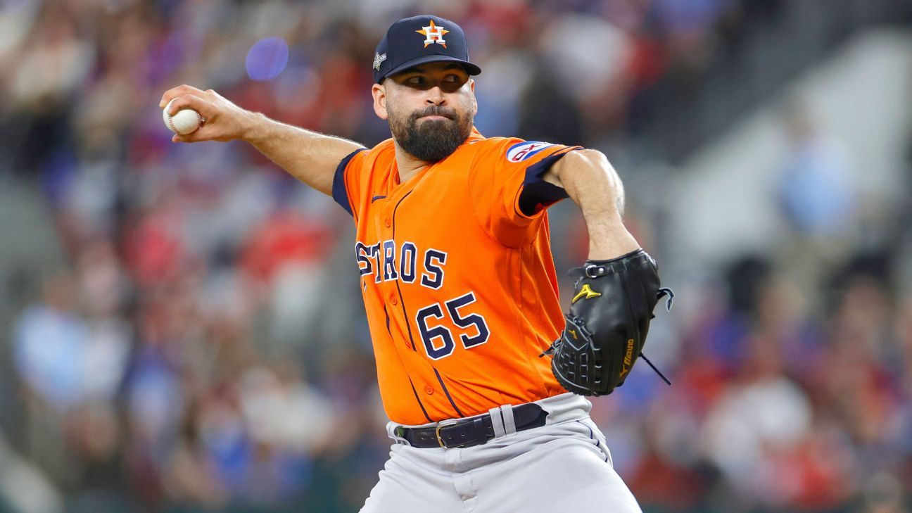 Astros' Urquidy Facing Tommy John Surgery Due to Forearm Discomfort ...