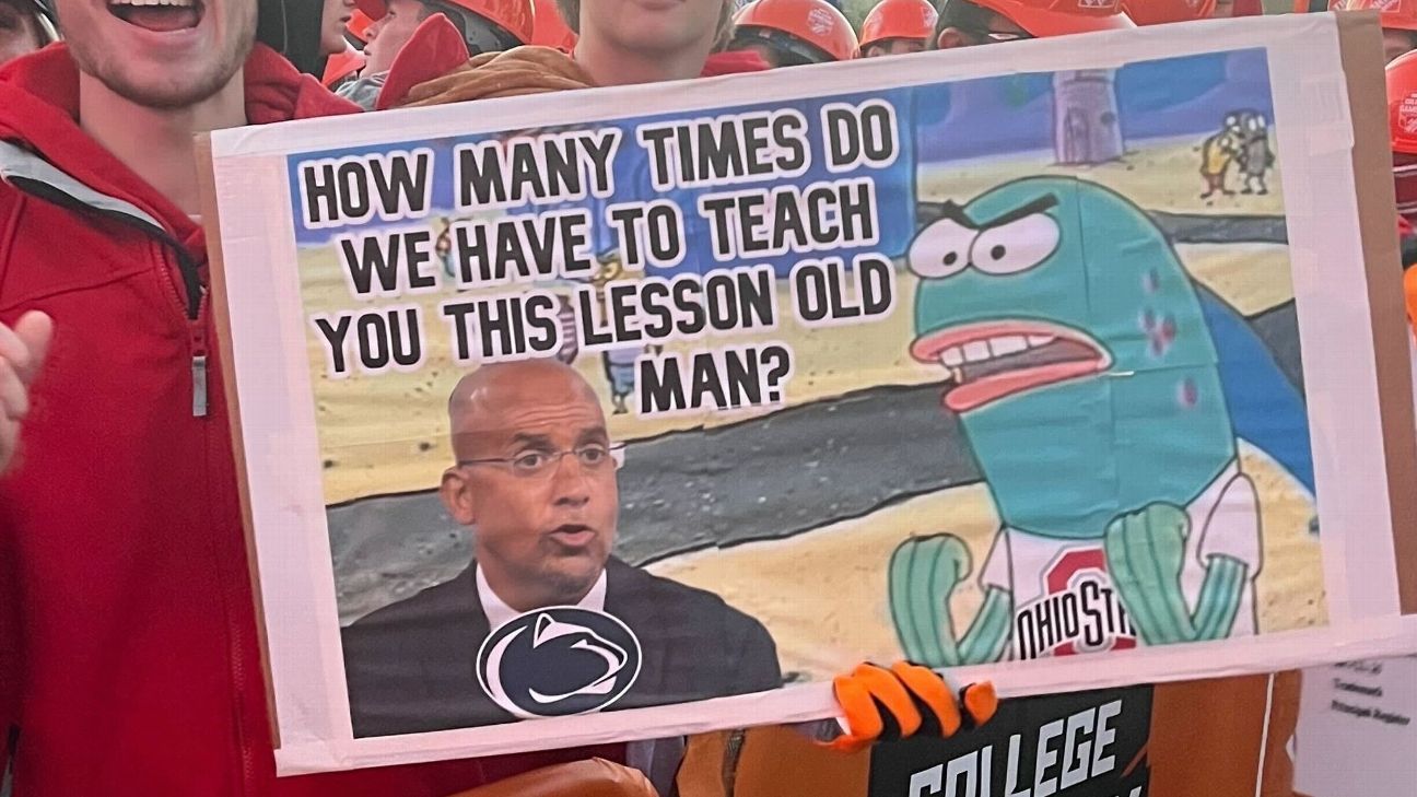 Best signs from 'College GameDay' at Penn State-Ohio State - ESPN