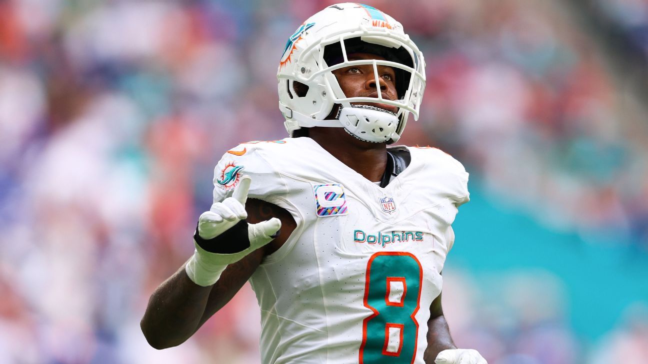 Dolphins' White in concussion protocol