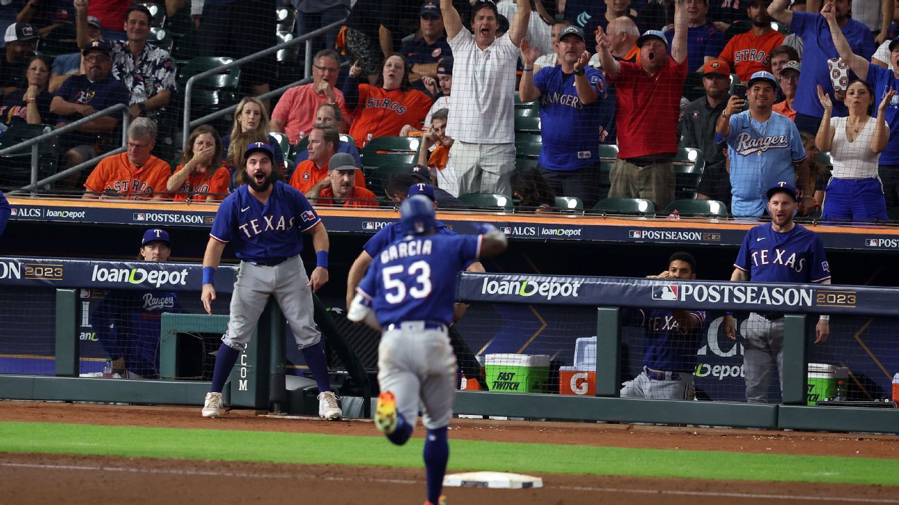 Texas Rangers defeat Houston Astros in Game 7 of ALCS for spot in World