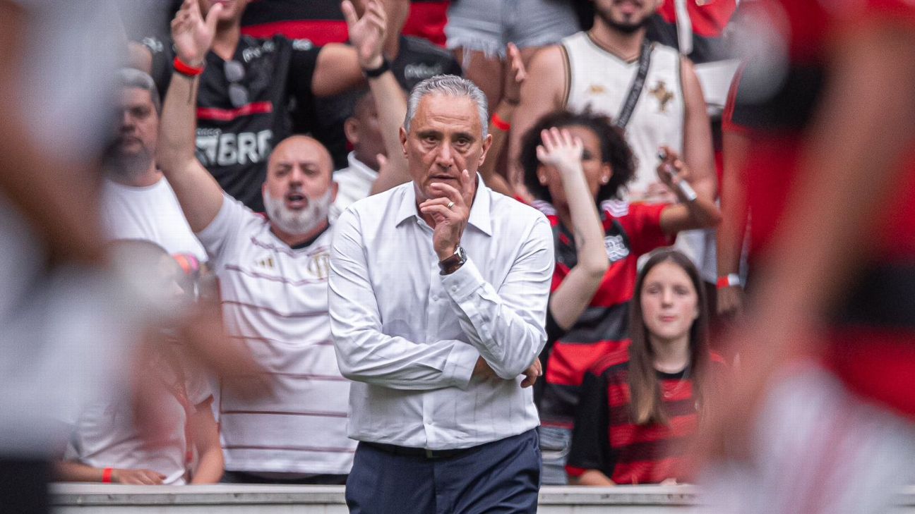 As dúvidas de Tite para armar Flamengo titular contra o Palmeiras na final por briga pelo título do Brasileirão