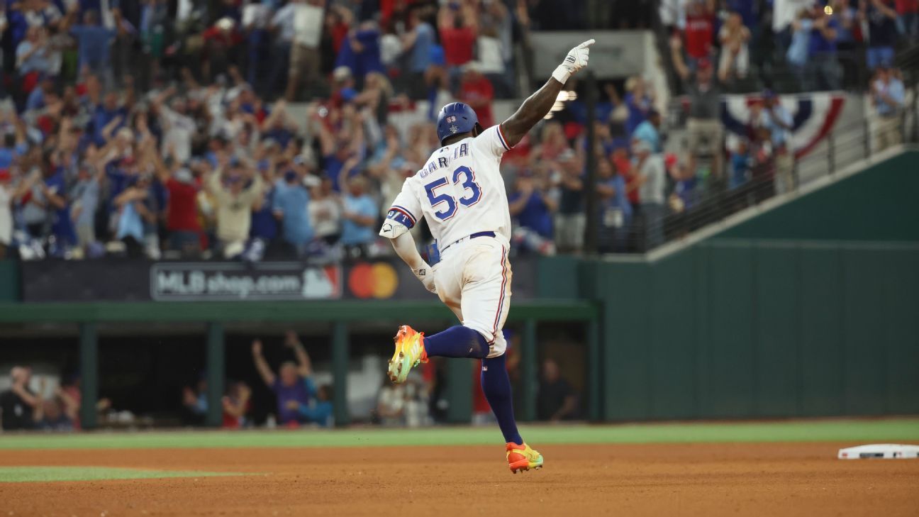 World Series Game 2 live: Rangers, D-backs tophoogtepunten