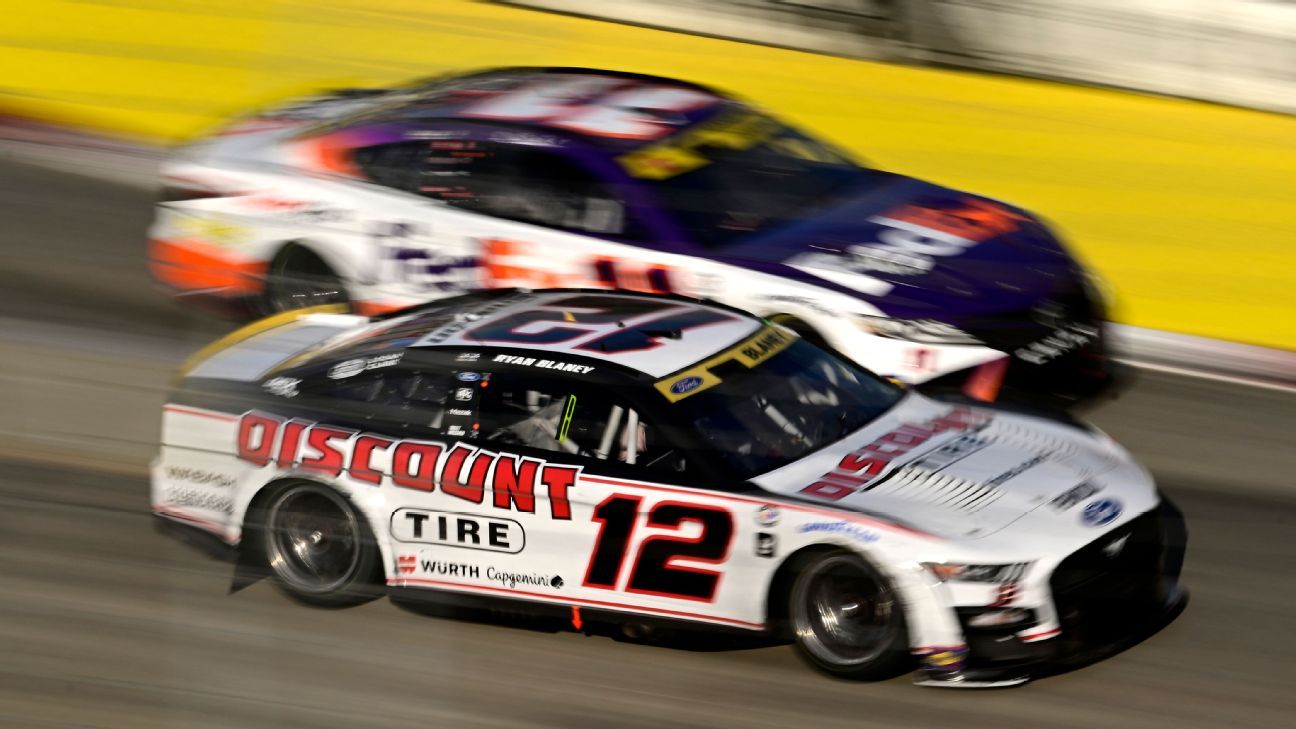 Ryan Blaney wins, secures spot in NASCAR Cup championship