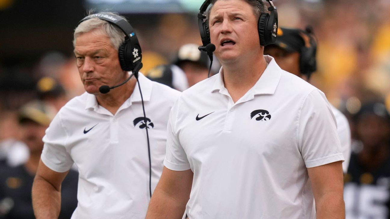 Ferentz's son won't return as Iowa's OC in 2024