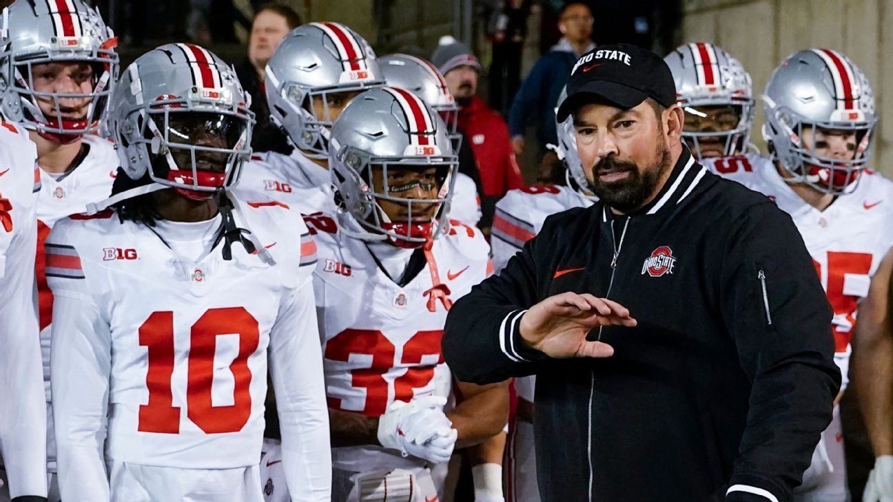 College Football Playoff rankings: Ohio State remains No. 1