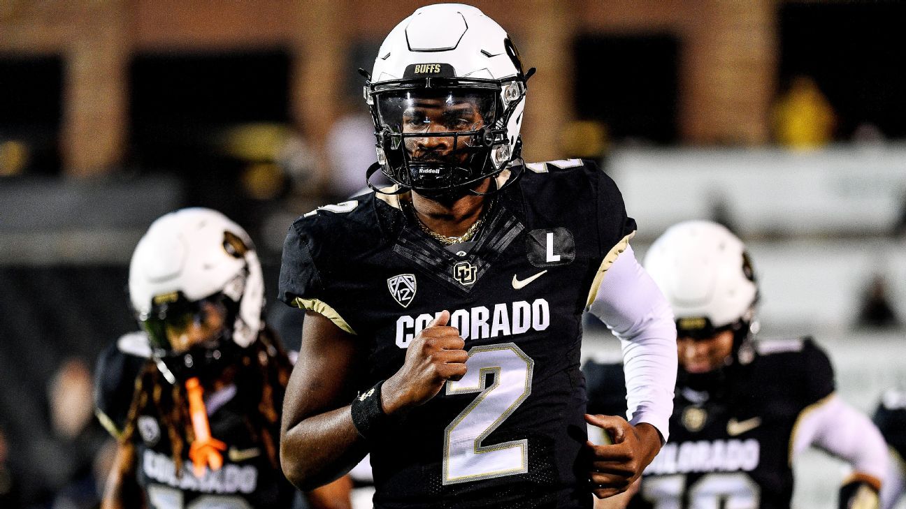 Buffs QB Sanders missed finale with back fracture