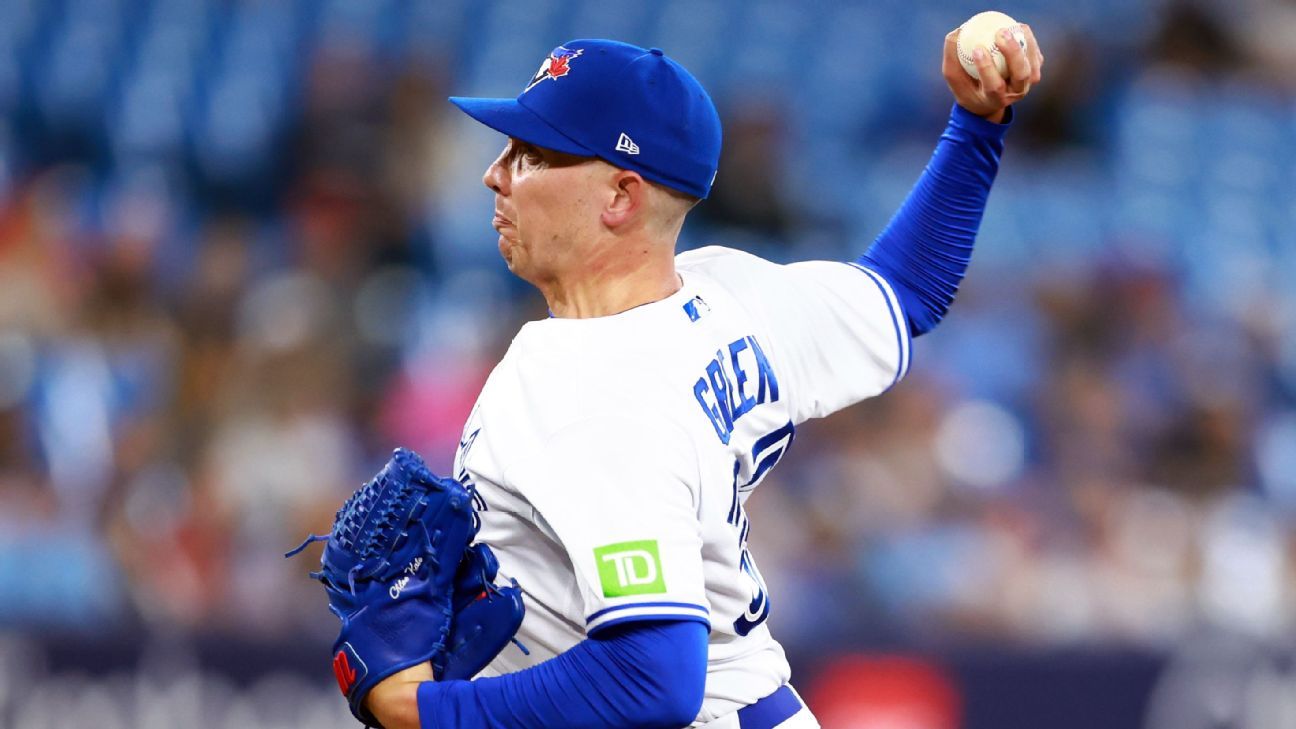 Jays RHP Green (arm) reinstated from 15-day IL