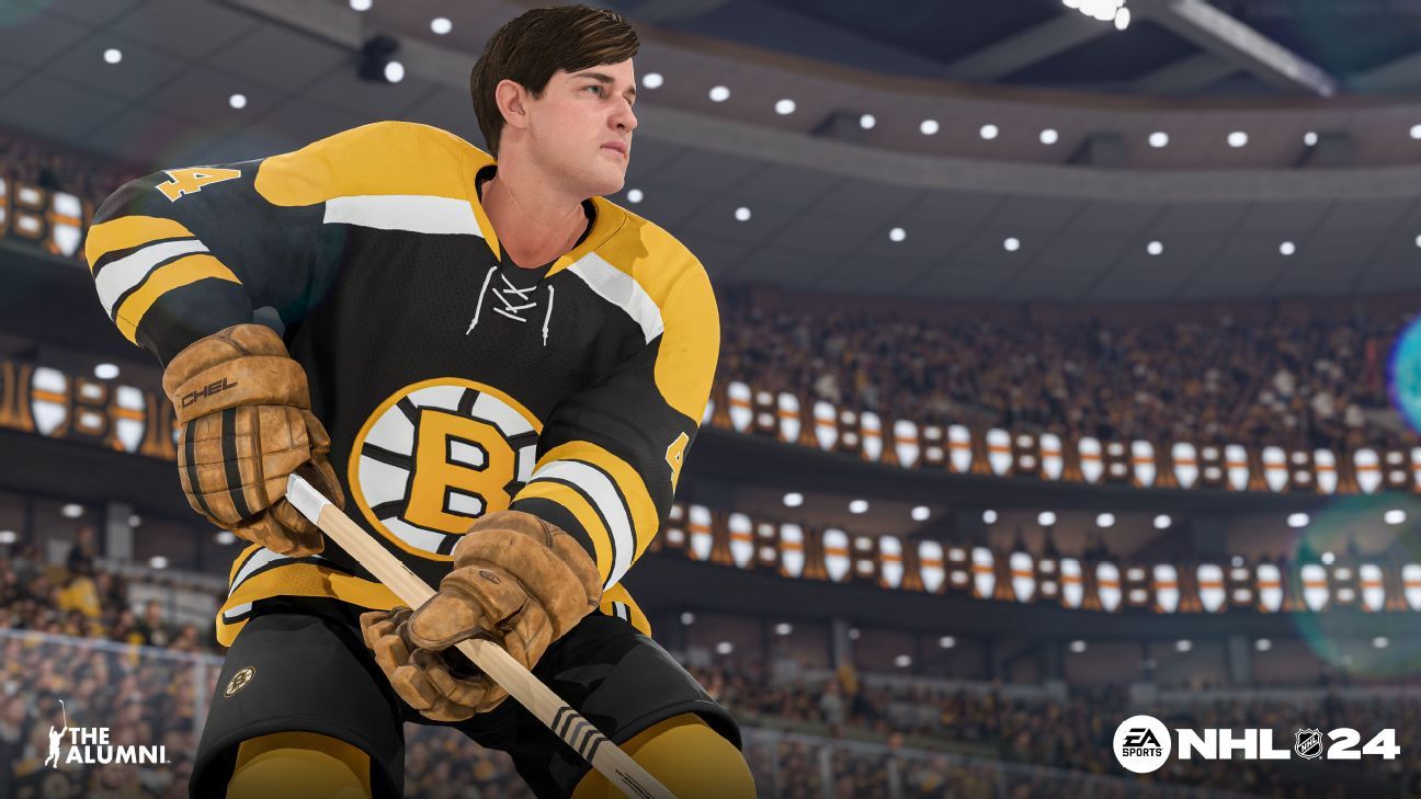 Boston Bruins legend Bobby Orr a playable character in NHL 24