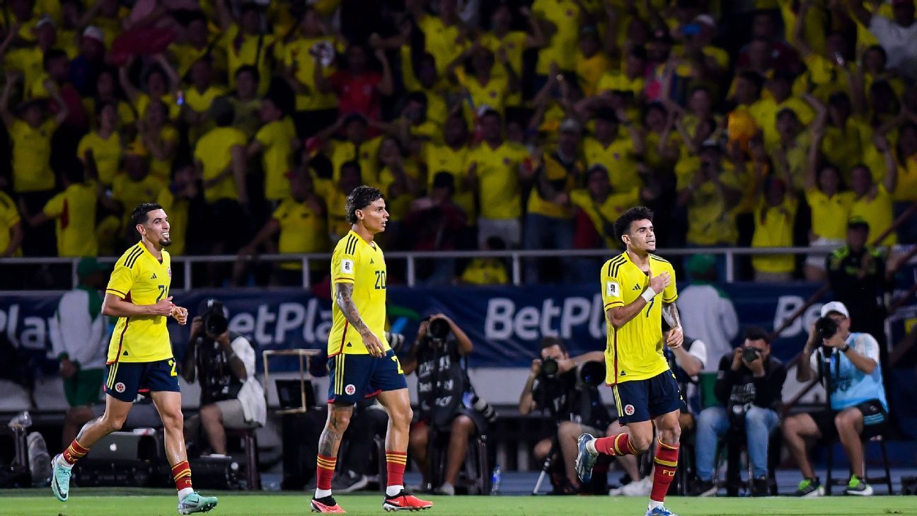 Lucho Diaz stars as Colombia fights back to beat Brazil