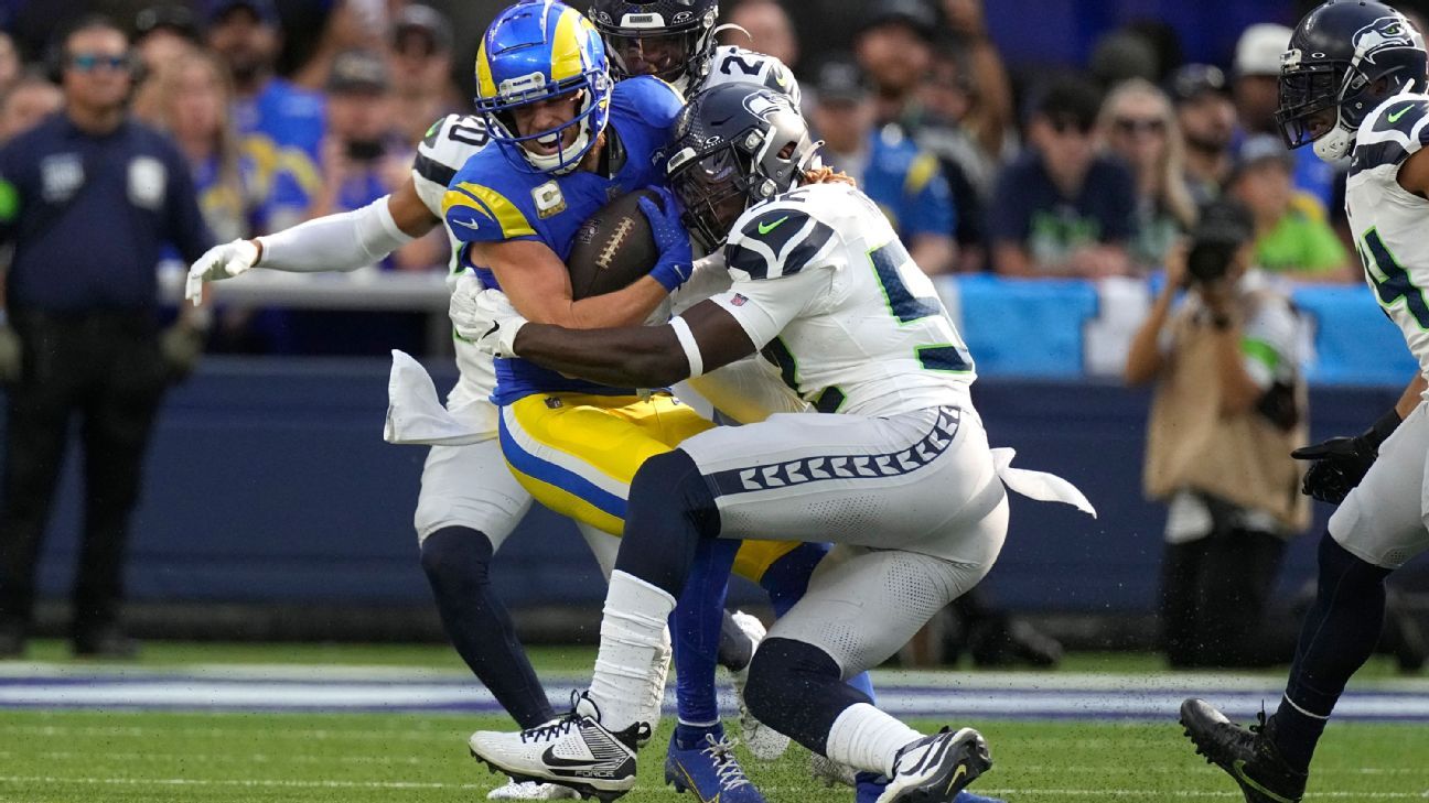 Rams' Cooper Kupp suffers ankle injury vs. Seahawks - ESPN