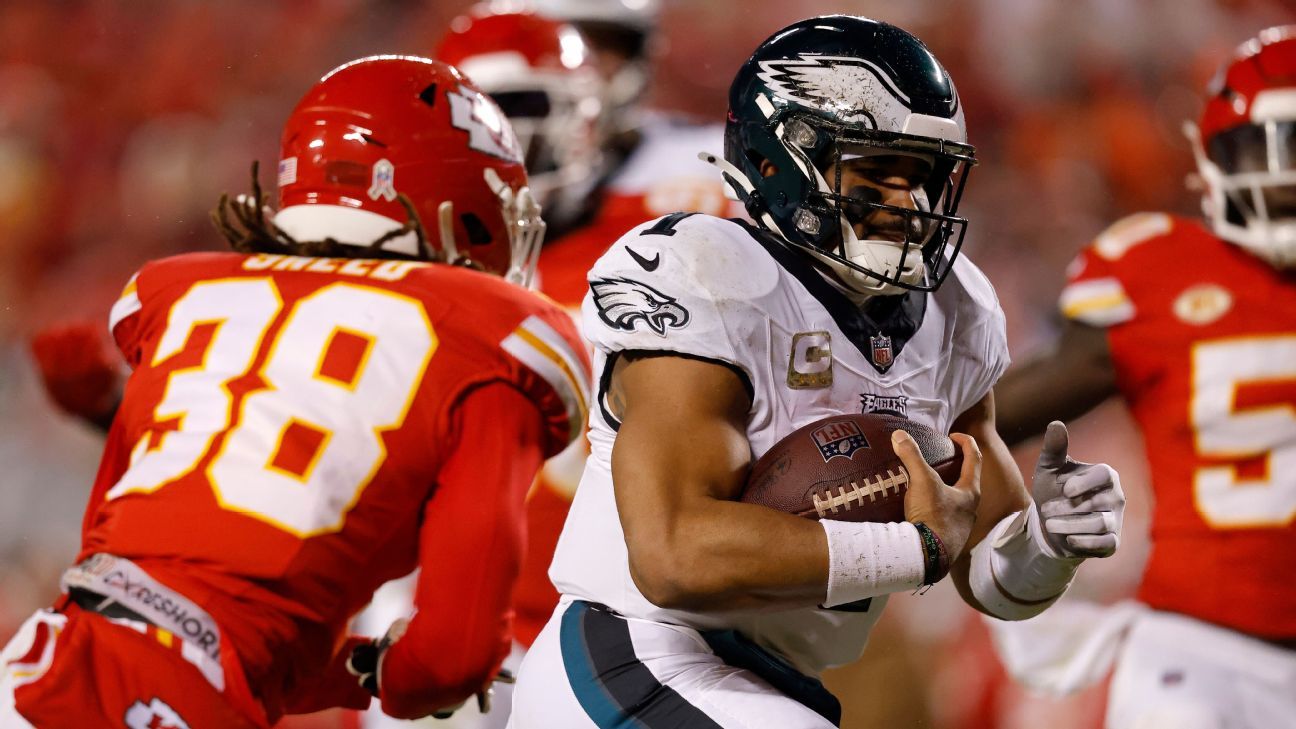 Os Eagles estão insatisfeitos após a vitória na revanche do Super Bowl contra os Chiefs