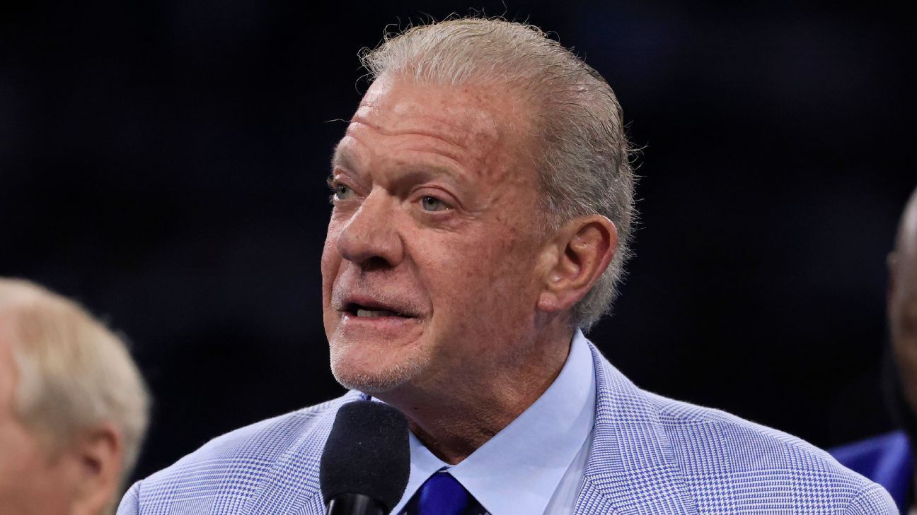 Colts owner Jim Irsay won't be in draft room amid recovery - ESPN