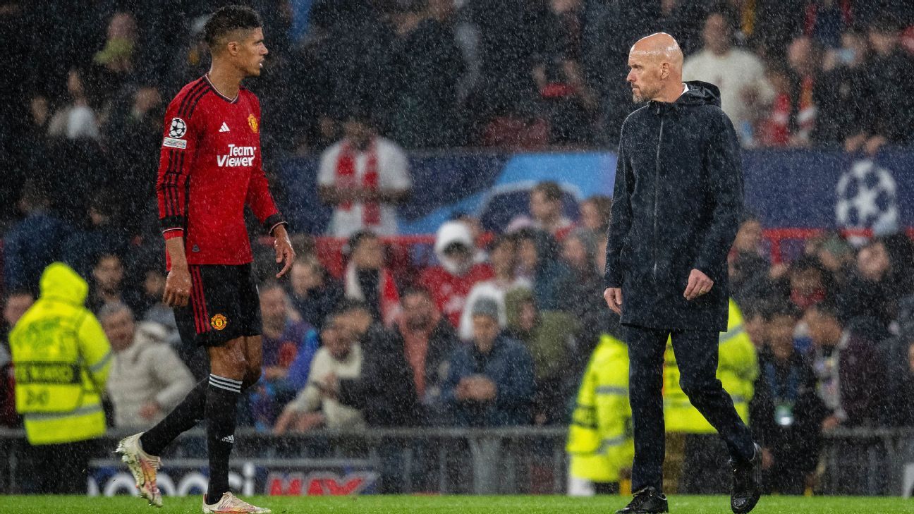 United boss Ten Hag denies rift with Varane