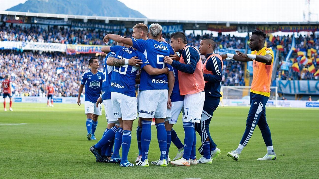 Millonarios derrotó al Medellín y es el nuevo líder del Grupo B de los ...