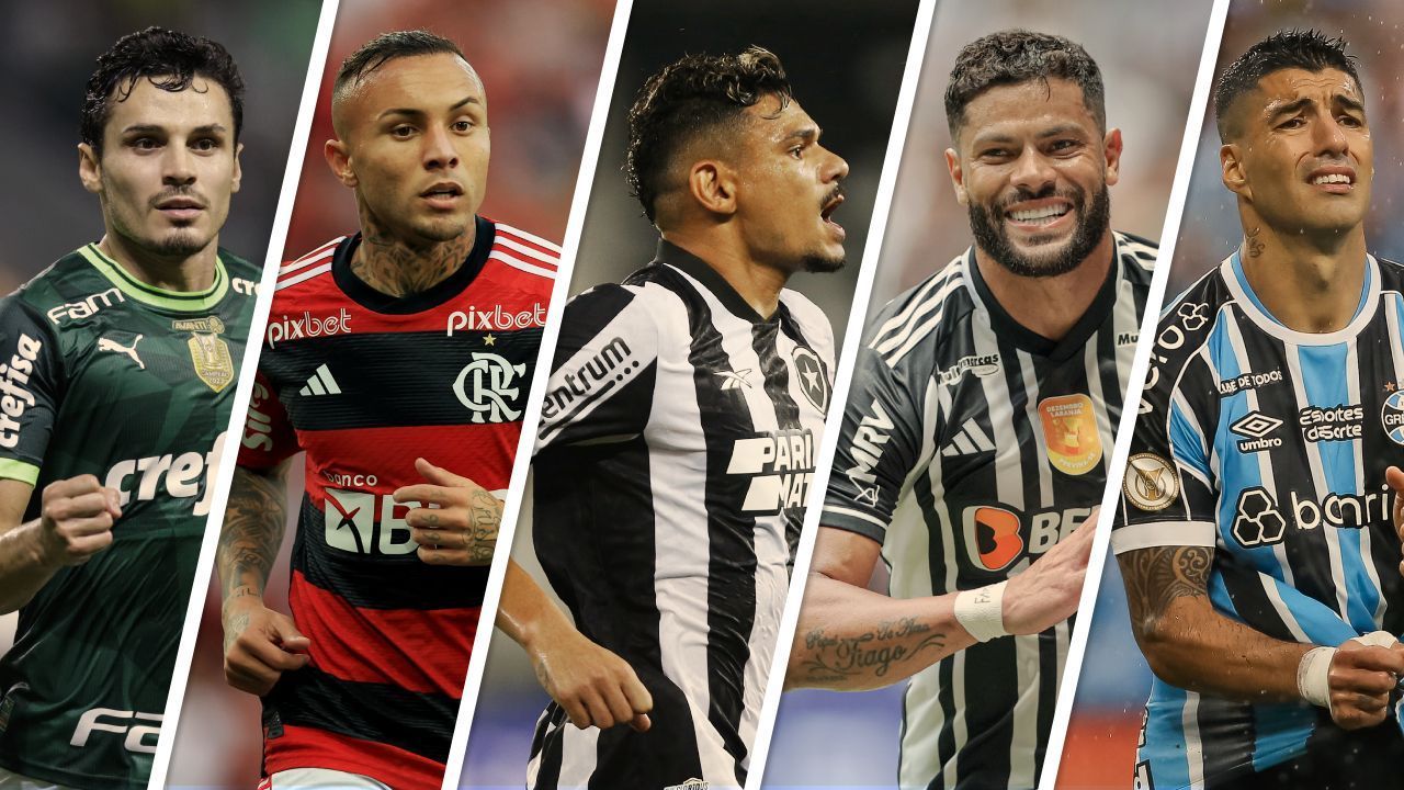 Briga pelo título: veja jogos de Palmeiras, Botafogo, Grêmio, Bragantino,  Atlético e Flamengo > No Ataque